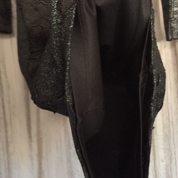 Metallic charcoal mini dress - Picture 4 of 6